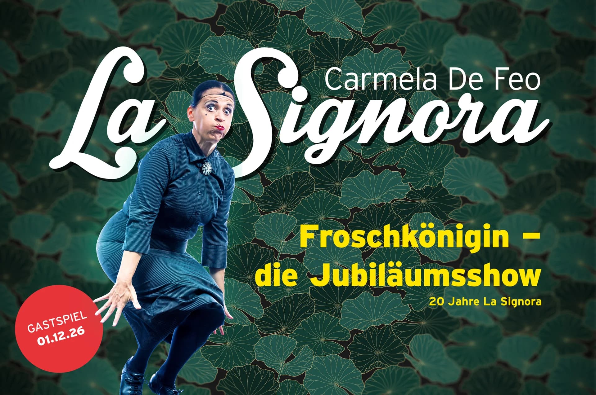 Bühnen- oder Programmmotiv: Froschkönigin