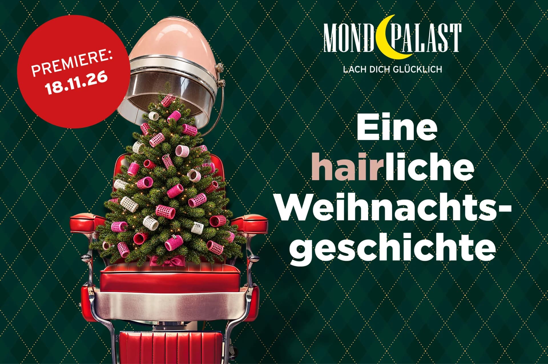 Programmmotiv zu Eine „hair“liche Weihnachtsgeschichte