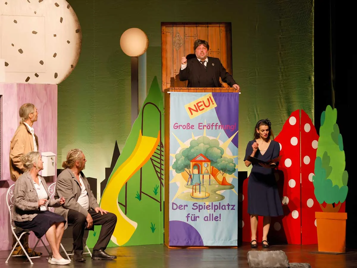 Die Premiere von „Die unendliche Baustelle“
